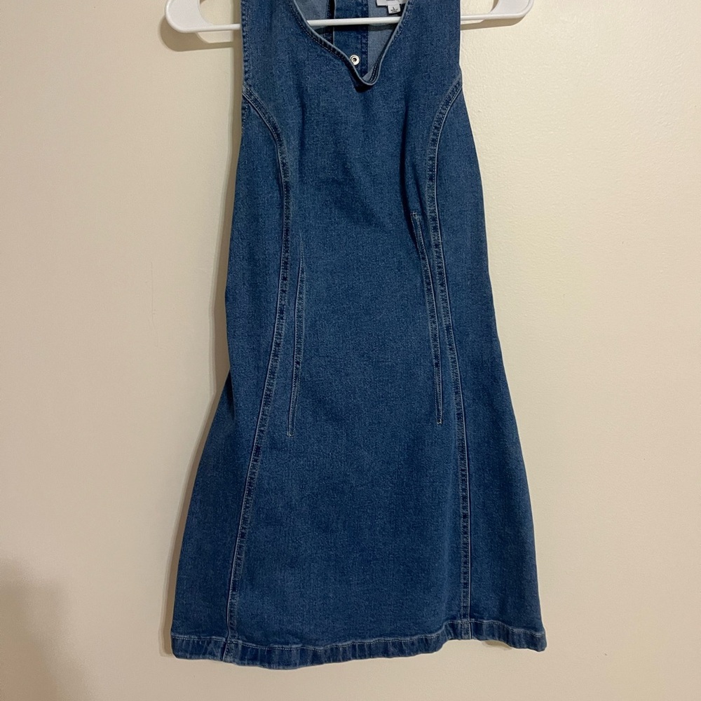Le Lis Blue Denim Top